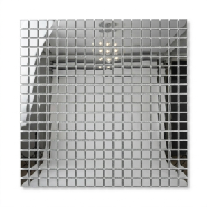 Square 15mm Stainless Steel Silver Metal Mosaic Tile – Glossy Mirror Finish